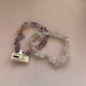 Rose Quartz and Ametrine Crystal Bracelets!